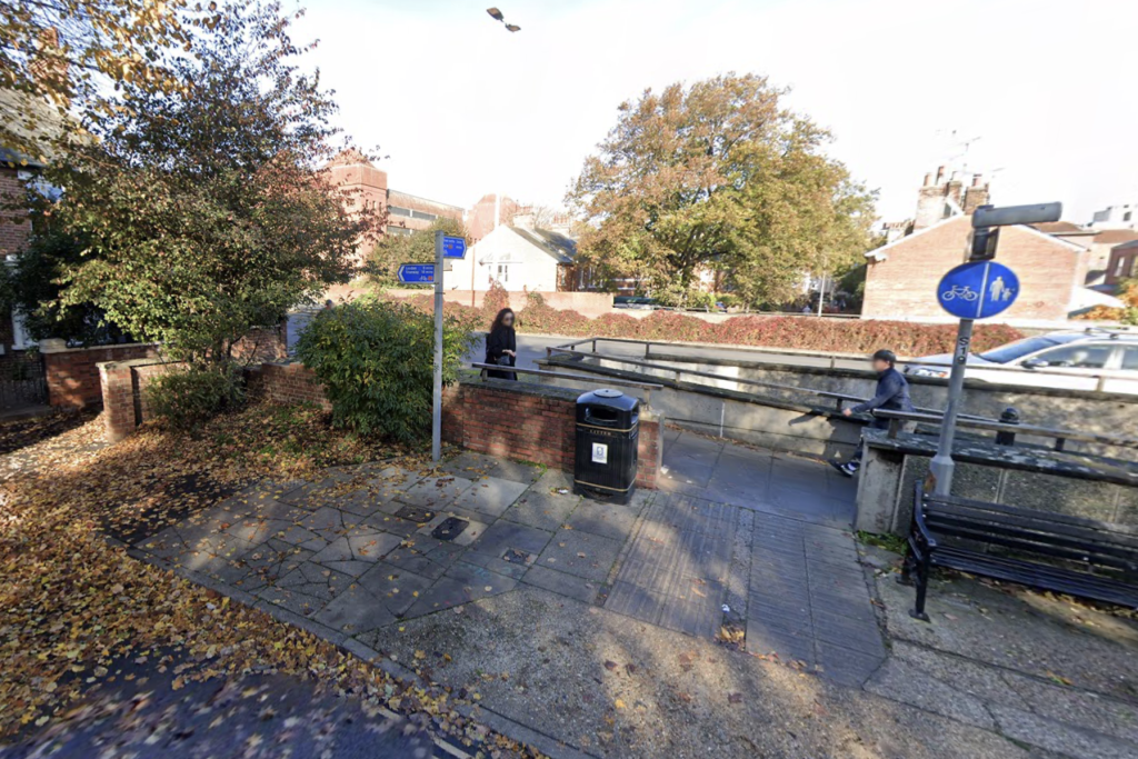 Shared cycle path along Southway, Colchester (Colchester Cycling Campaign)