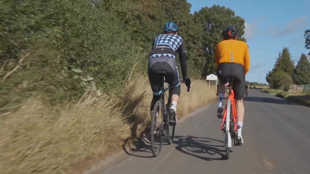 2024 Saddle pain cyclists from rear