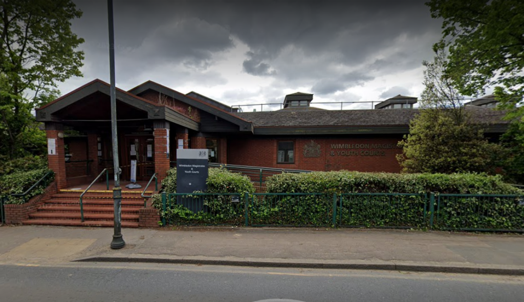 Wimbledon magistrates court – via Google Street View