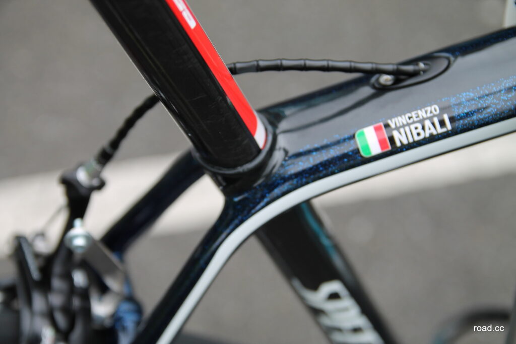 Vincenzo Nibali bike seat clamp