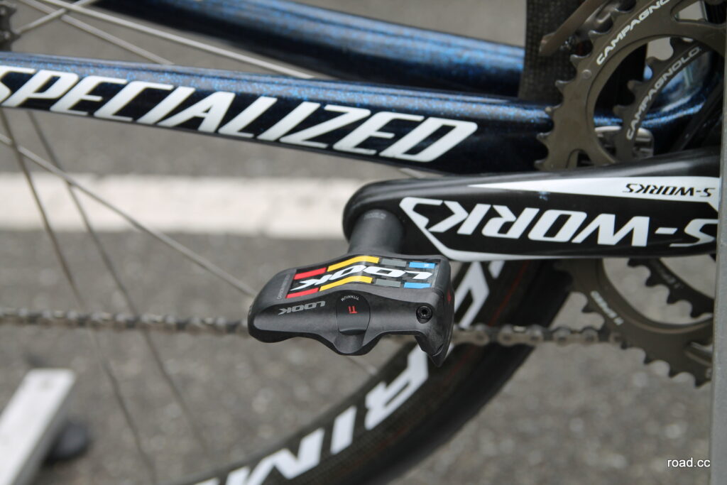 Vincenzo Nibali look pedals