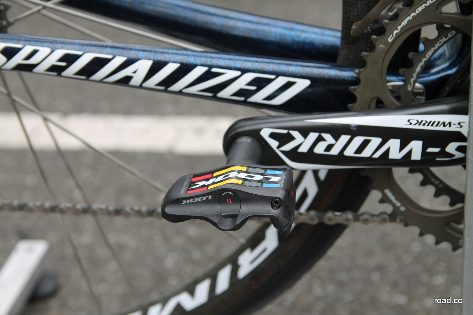 Vincenzo Nibali look pedals