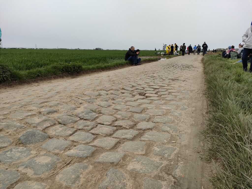 Paris-Roubaix 2024 cobbles – credit Ryan Mallon