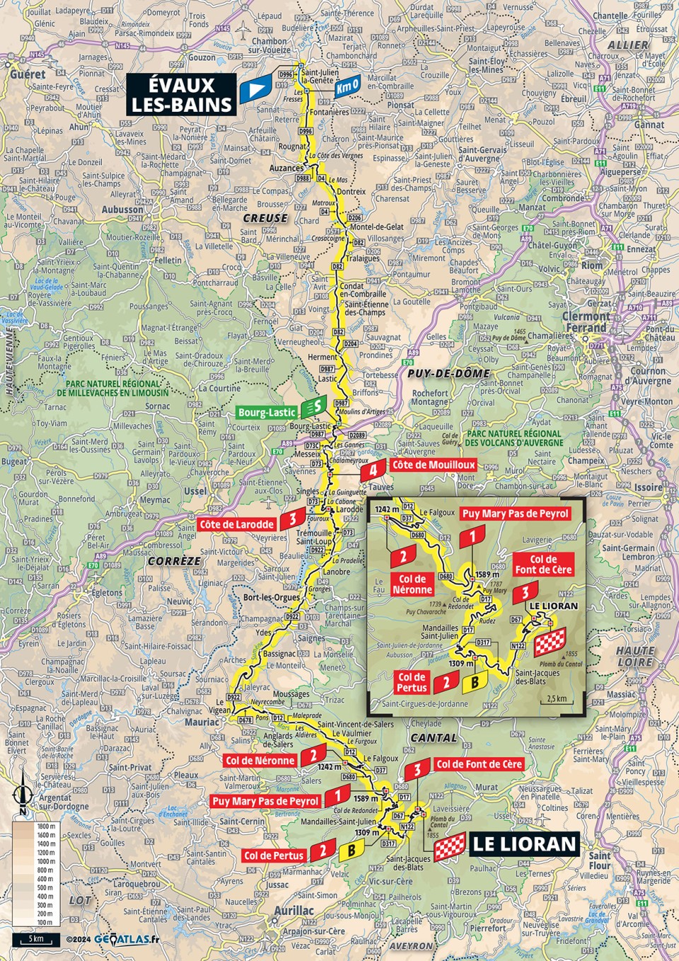 TdF 2024 S11 Map