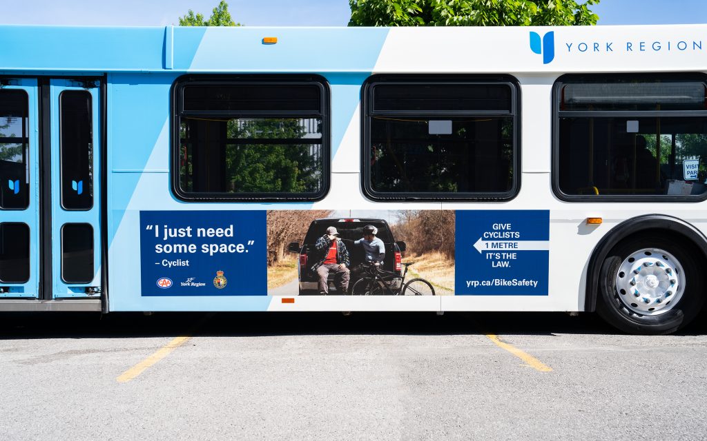 York Region close pass ad (York Regional police)