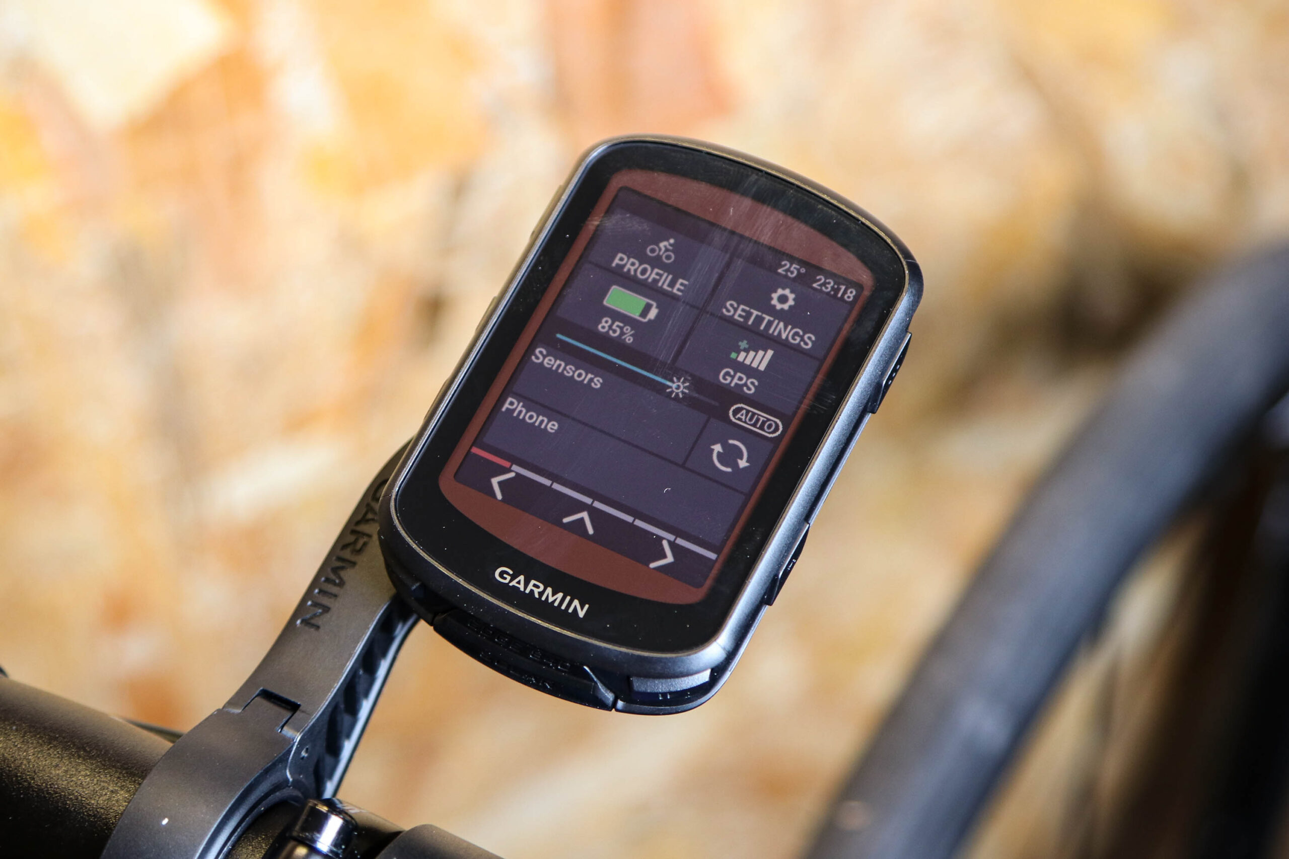 2023 Garmin Edge 840 Solar – on bike 2