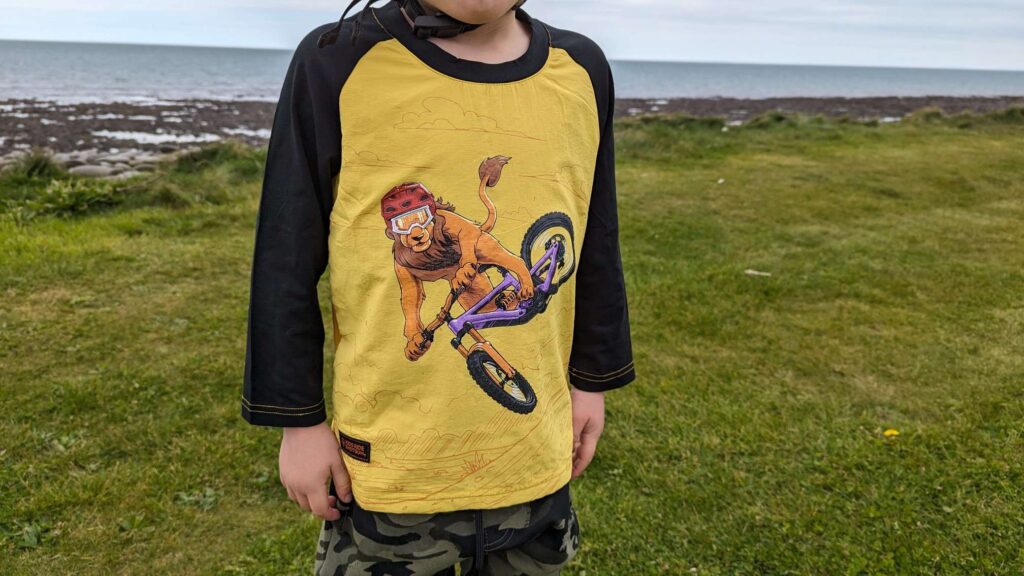 2024 Kids Ride Shotgun Lion Windproof Jersey 3.jpeg