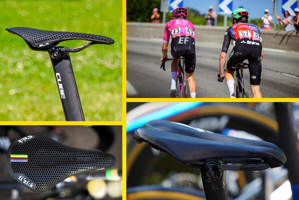 What saddles are the pros using at the 2026 Tour de France? It’s 3D-printing and cutouts galore as we look at what the fastest riders are sitting on