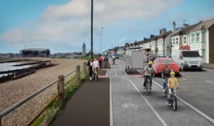 A259 seafront cycle lane plans, Hove