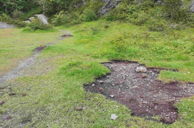 Cross Hill Quarry damage