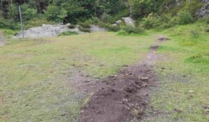 Mountain bike tack created on Close Hill Quarry, Lancashire
