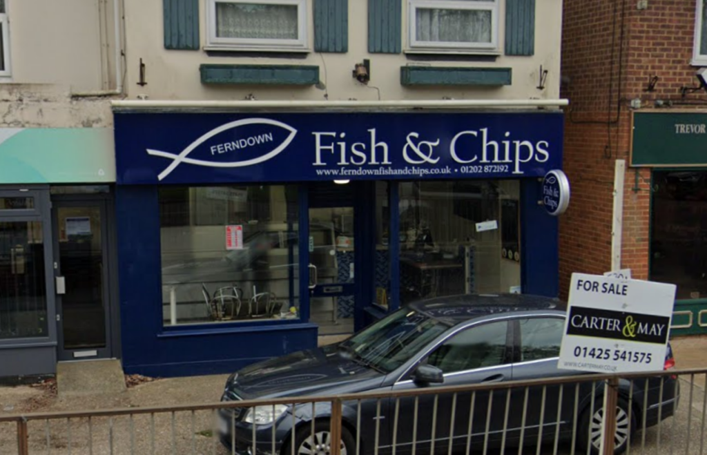 Ferndown fish and chip shop