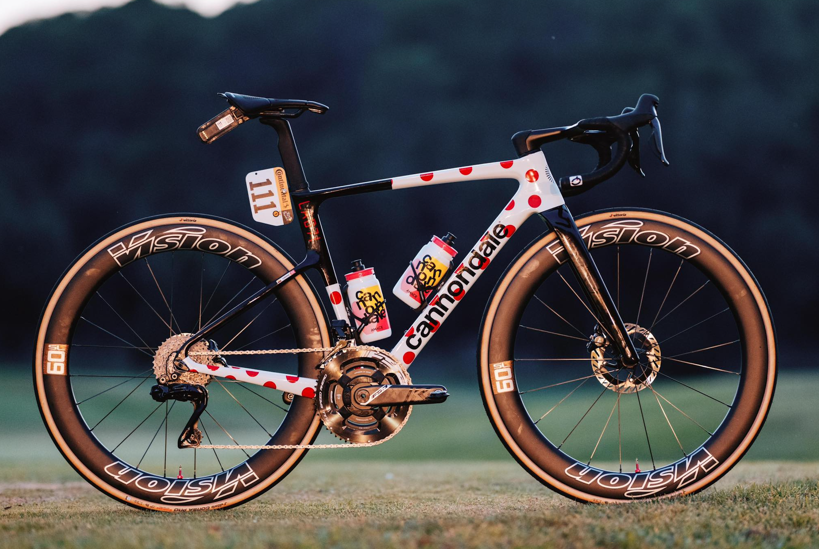 2024 Cannondale SuperSix Evo Lab 71 Richard Carapaz polka dot