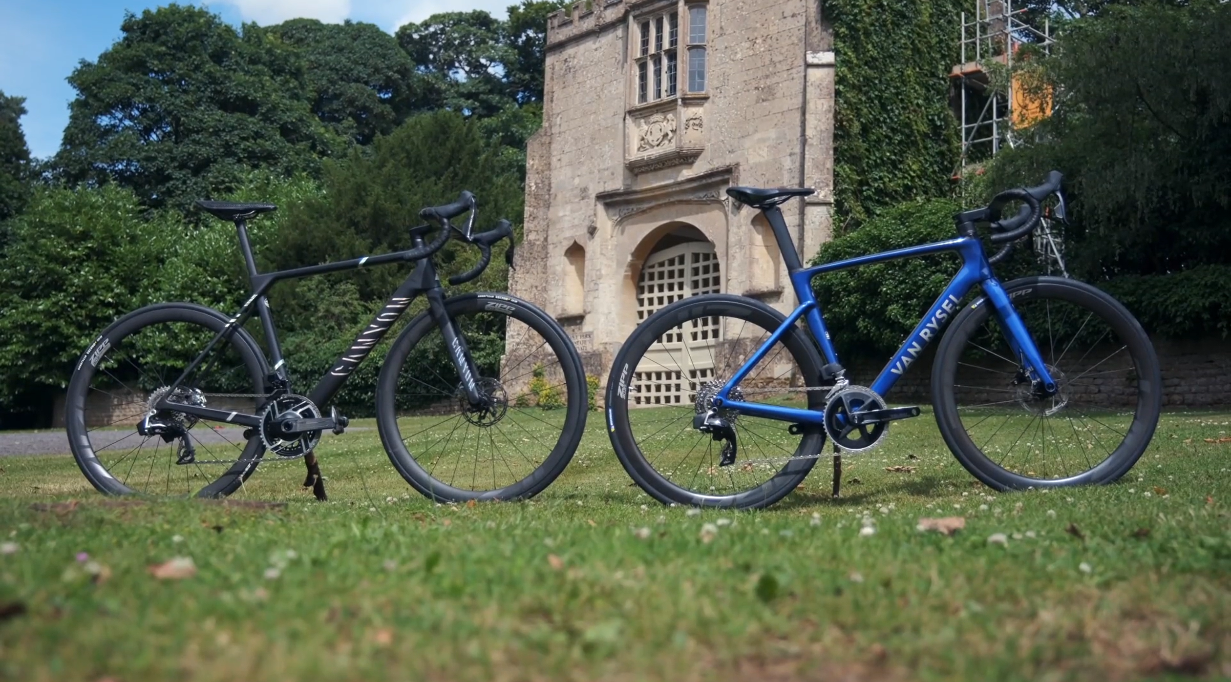 2024 midrange bike vs superbike canyon ultimate cfr vs van rysel rcr