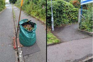 Vigilante cyclist cleaning up Belfast’s cycle lanes