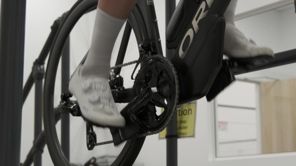 2024 Orbea Orca Silverstone testing cranks