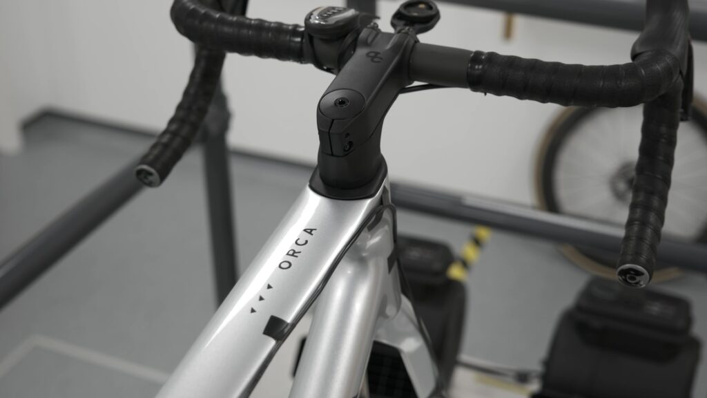 2024 Orbea Orca Silverstone testing top tube