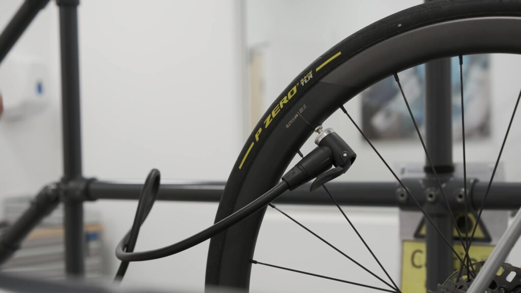 2024 Orbea Orca Silverstone testing wheel tyre pressure
