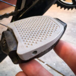 Pedal Plate SPD-SL adapter on a pedal