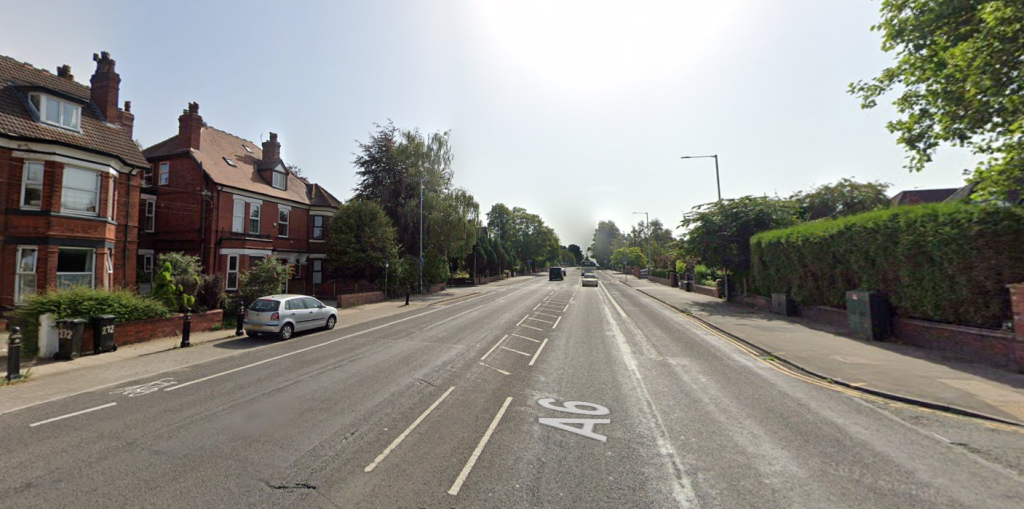 A6 Stockport, site of major road project (Google Maps)