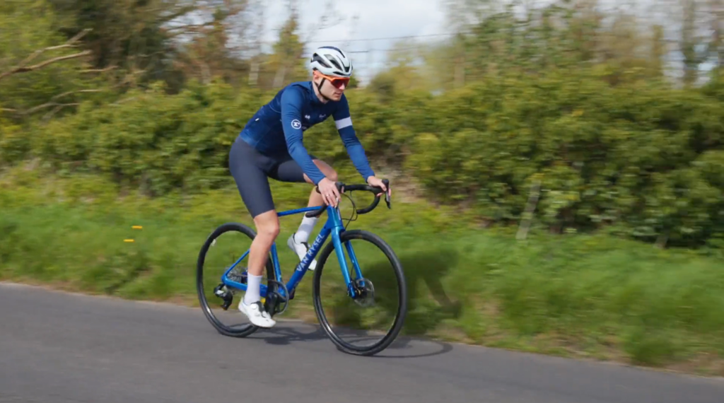 2024 Van Rysel NCR endurance bike riding shot 2