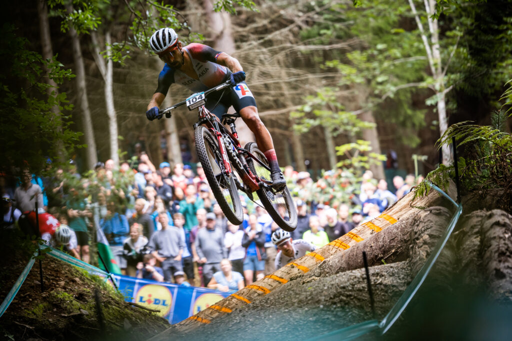 Peter Sagan, 2023 world mountain bike championships (Michal Cerveny/SWpix.com)