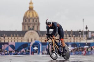 Josh Tarling races Olympic Games time trial