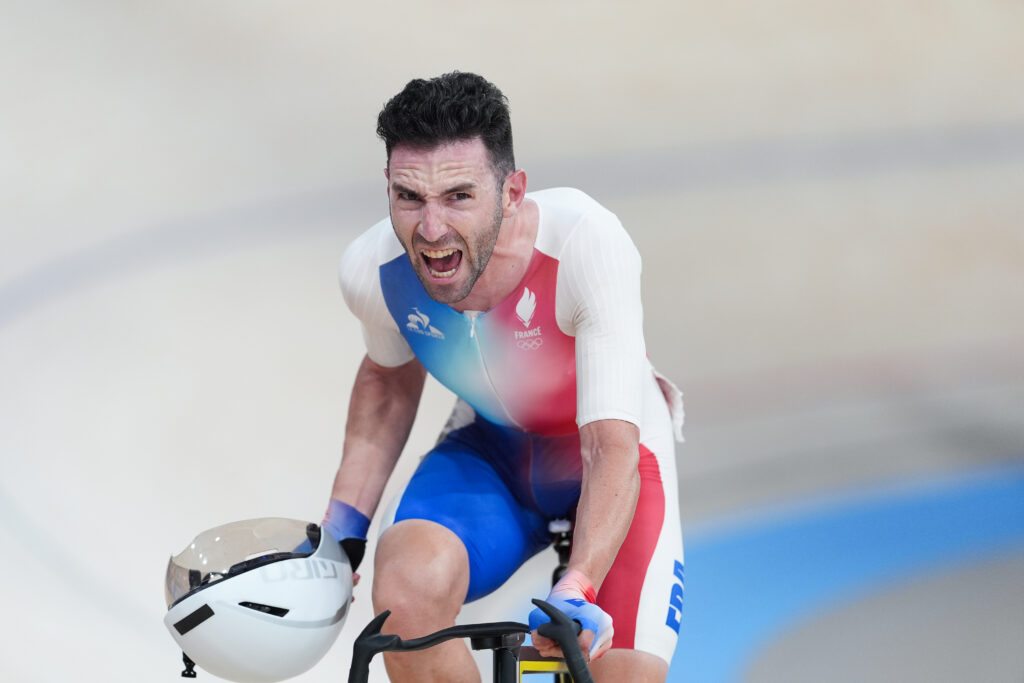 Benjamin Thomas wins men&rsquo;s omnium, 2024 Paris Olympics (Zac Williams/SWpix.com)