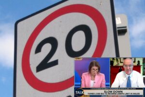 Wales’ 20mph speed limit debate on Talk TV with Donnachadh McCarthy