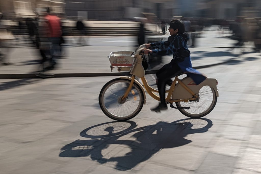 Hire bikes &ndash; Milan &copy; Simon MacMichael.jpg