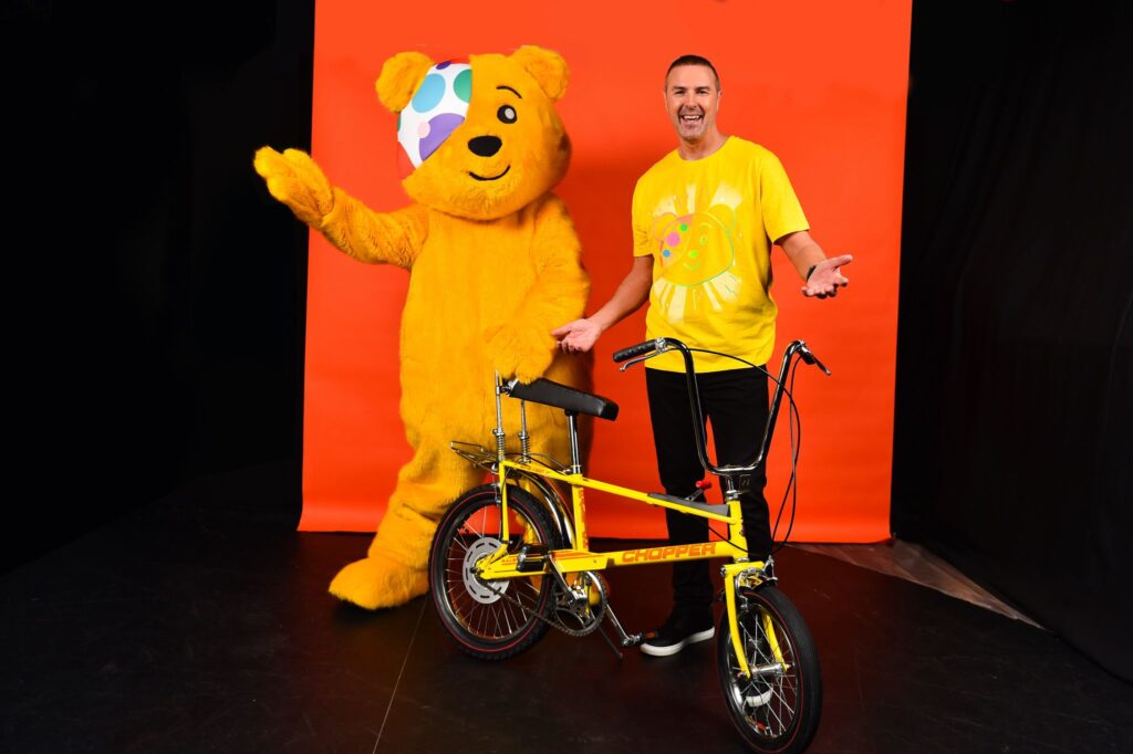Paddy McGuinness Children in Need Raleigh Chopper challenge