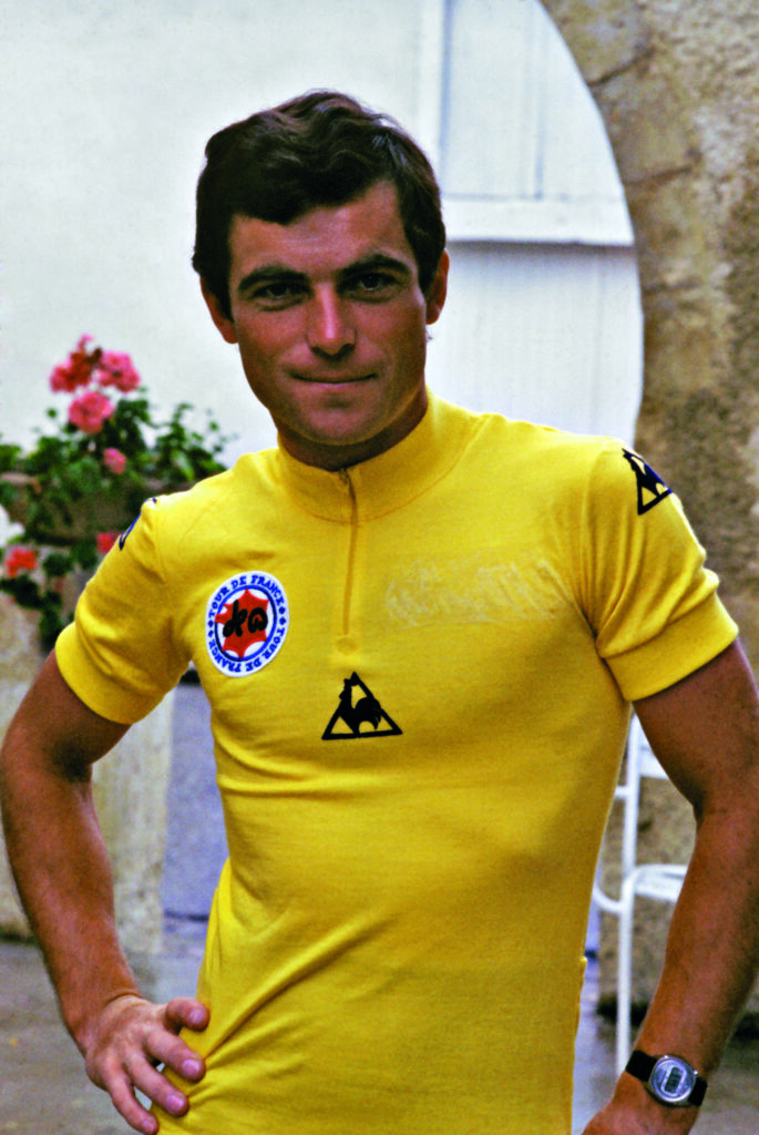 Bernard Hinault (picture courtesy Le Coq Sportif)