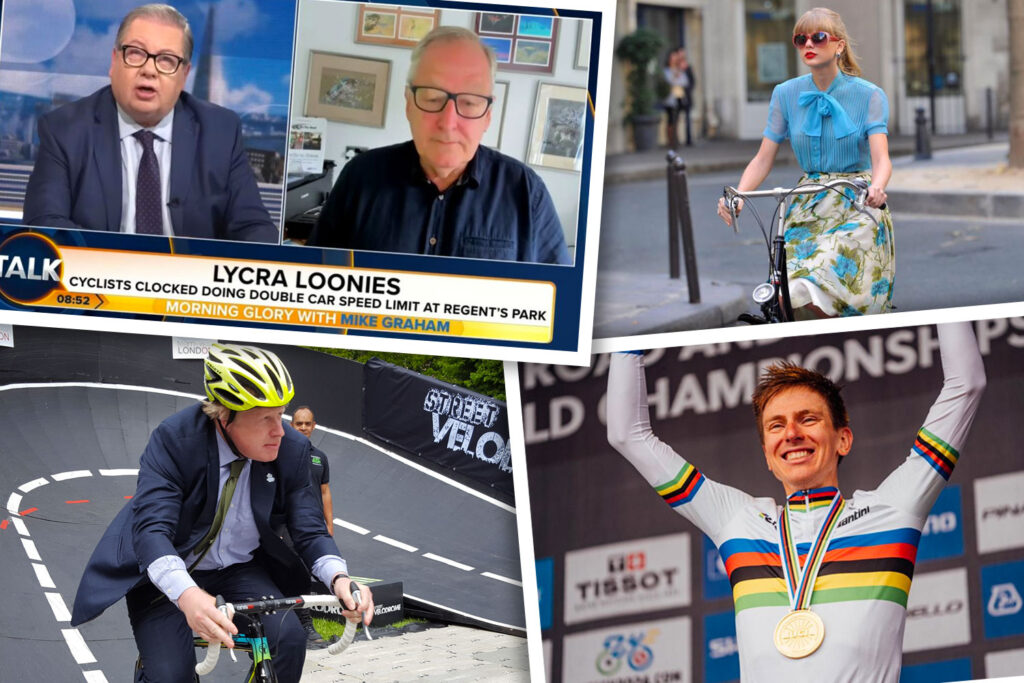 Boris Johnson, Tadej Pogacar, Taylor Swift, Mike Graham and Howard Cox