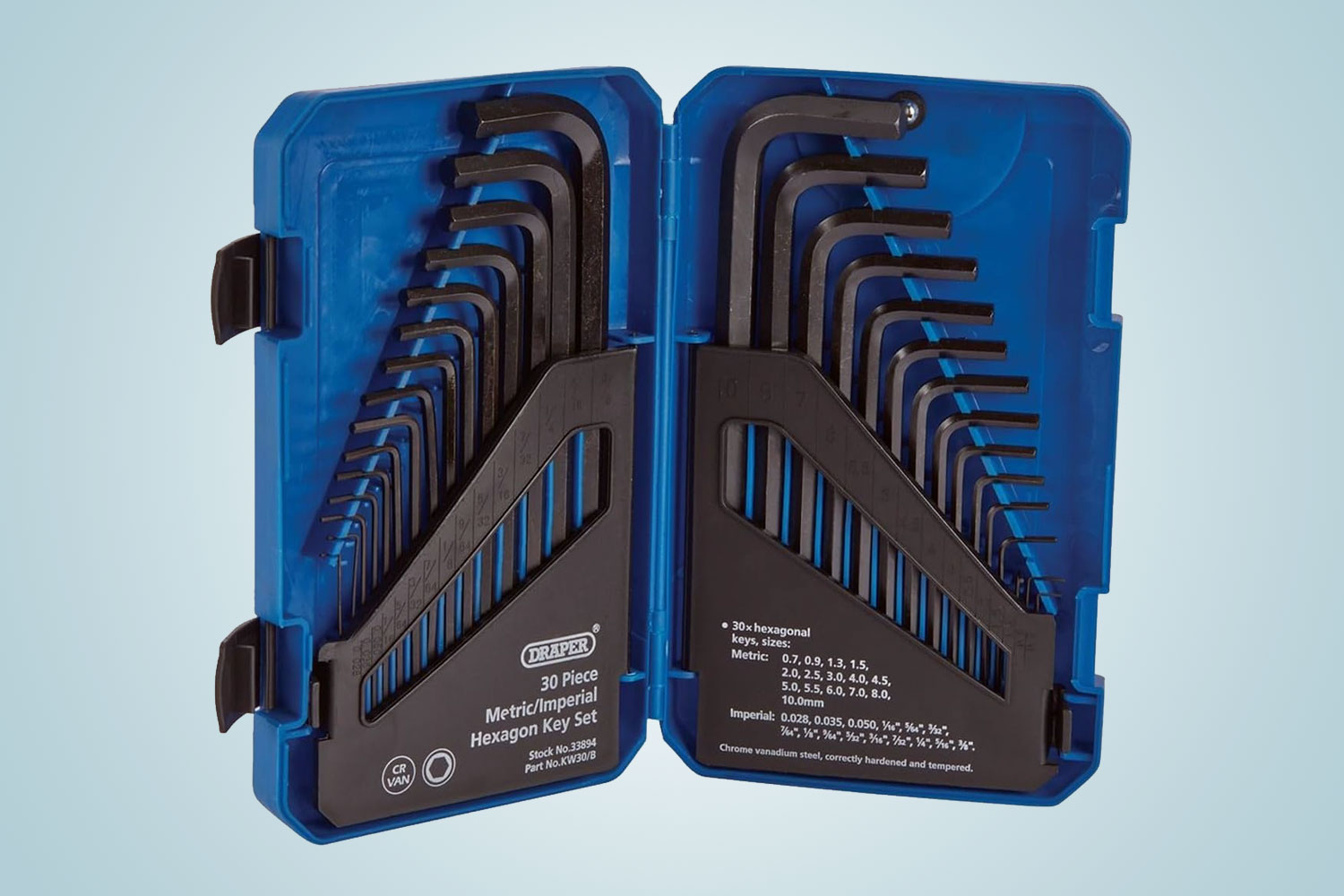 Draper 30 piece Allen key set