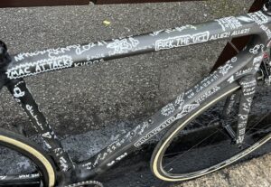 Harry MacFarlane’s British hill climb championships bike, 2024