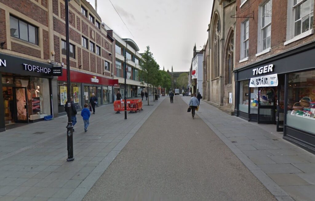High Street, Worcester (Google Maps)