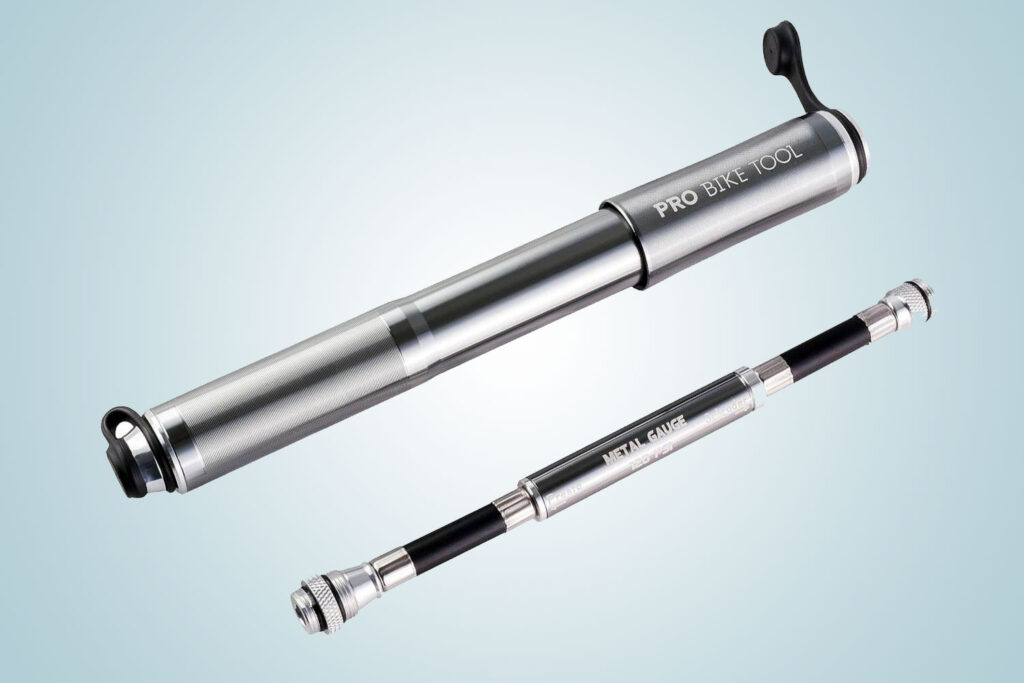Pro-Bike Tool Mini Bike Pump with Gauge