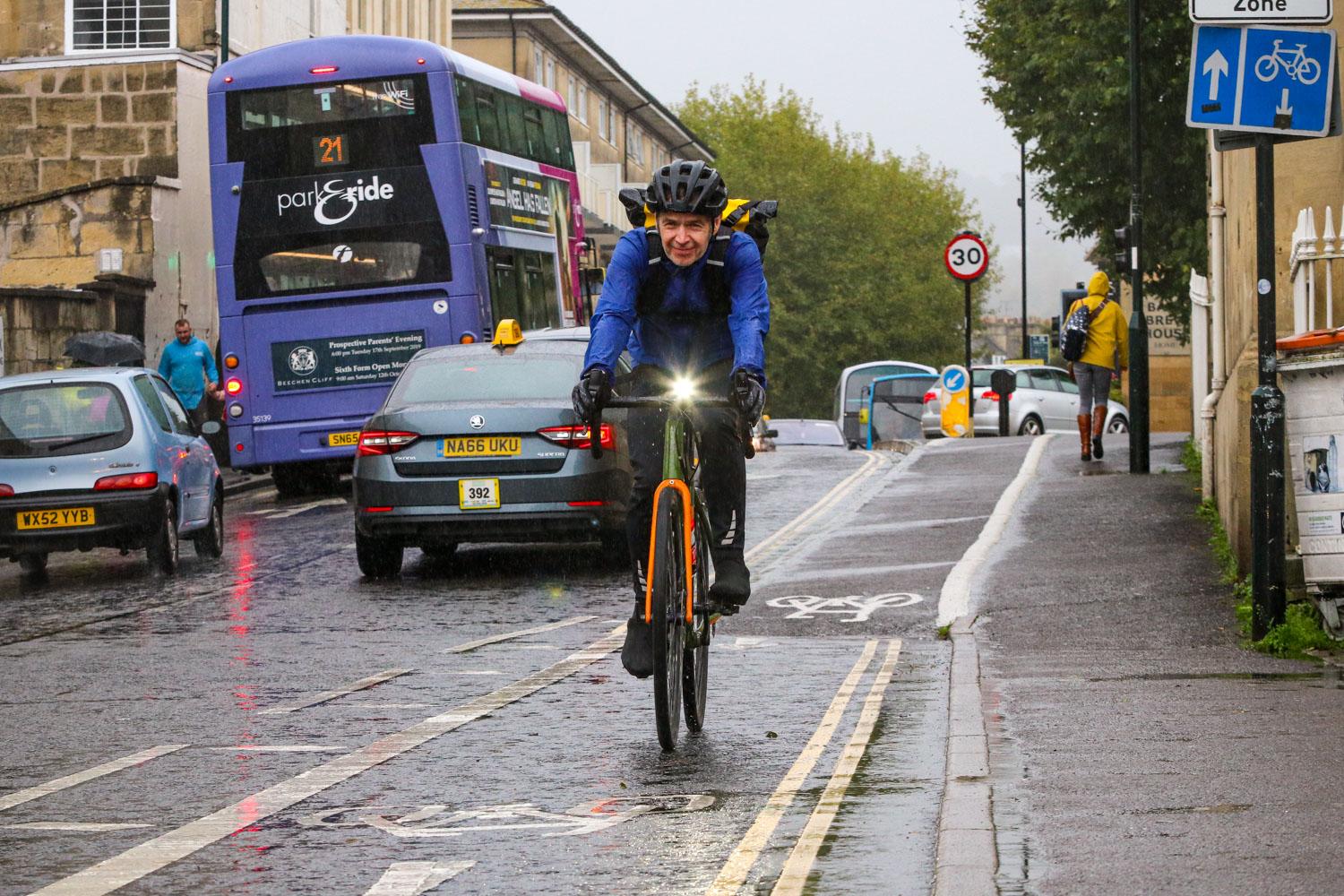Riding in the rain 7
