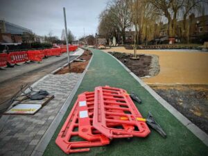 Stretford Kingsway improvement works