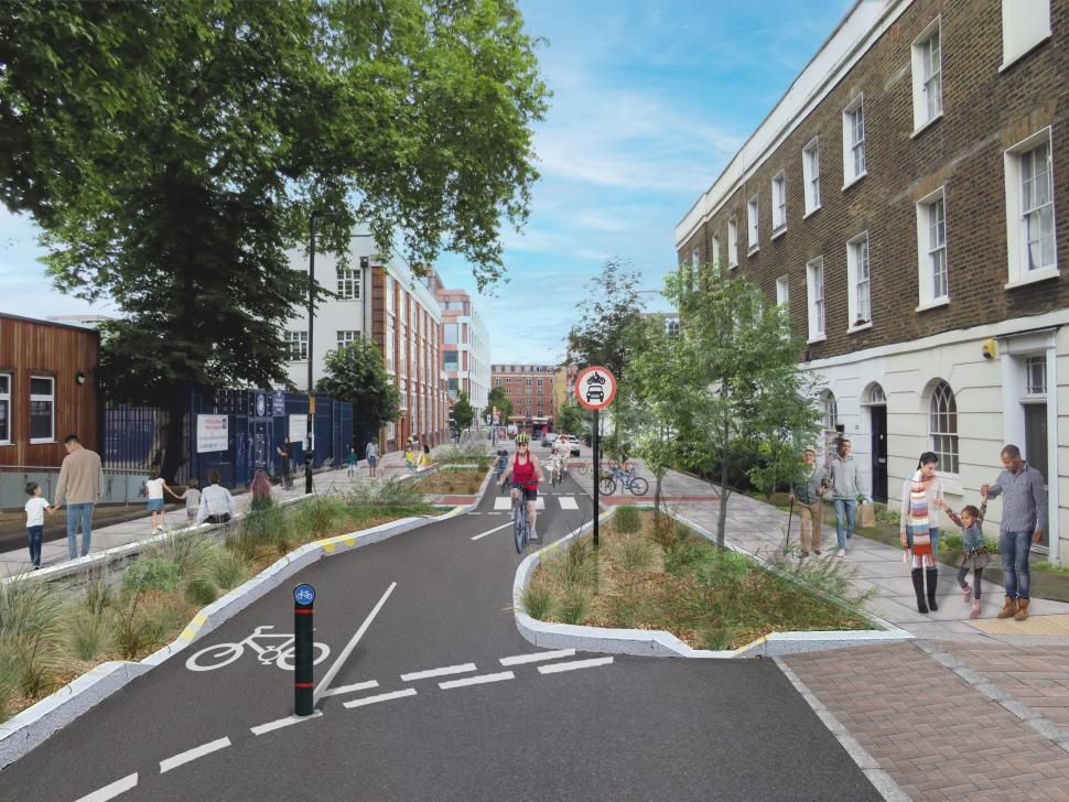 Camden cycling and walking scheme