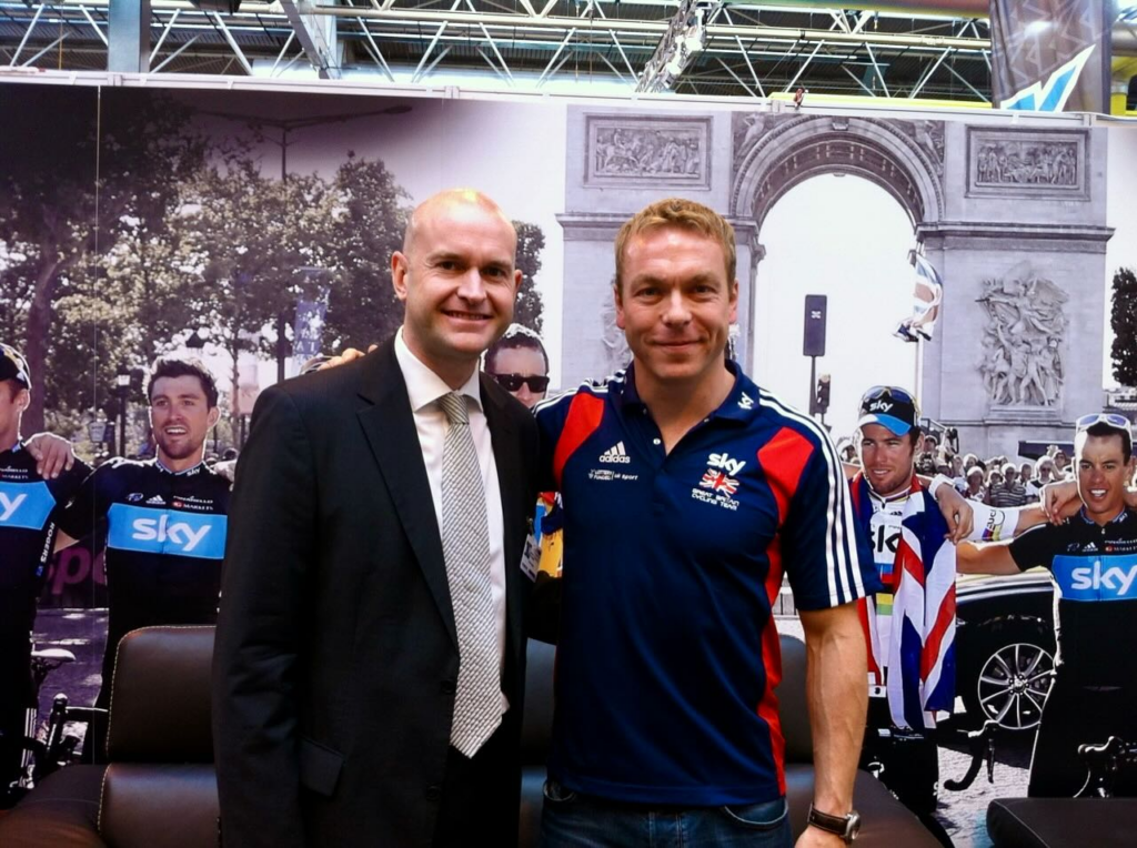 Kev Griffiths and Chris Hoy