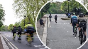 Regent’s Park cyclists photographed by Telegraph for ‘rogue cyclists’ column