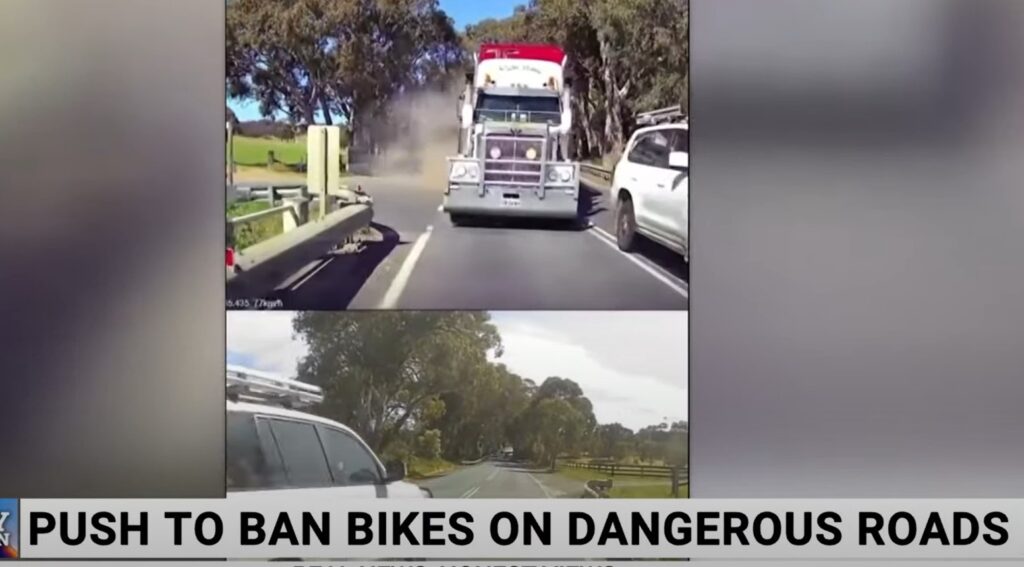 Sky News Australia bike ban segment