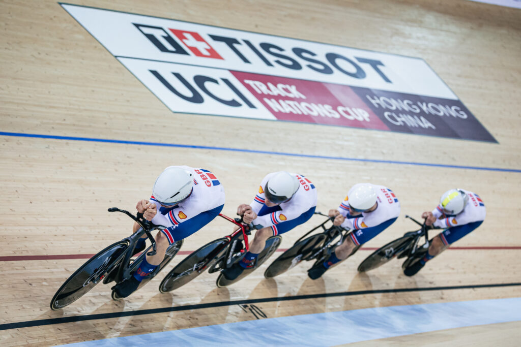 Rhys Britton, Michael Gill, Matthew Holmes, William Roberts, Hong Kong Nations Cup 2024 (Alex Whitehead/SWpix.com)