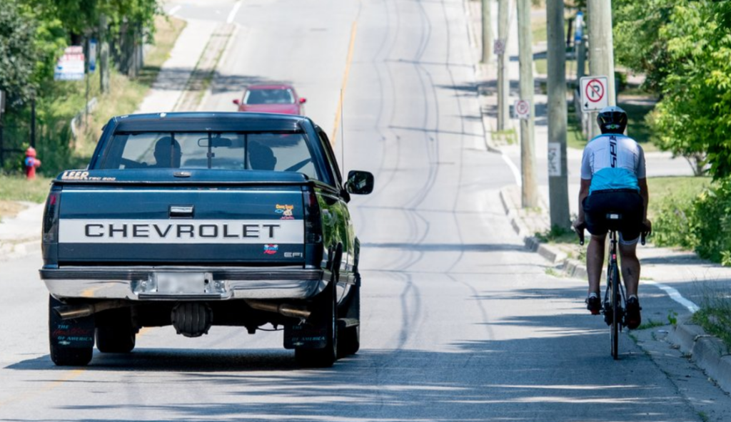 Close pass campaign in York Region, Ontario