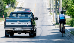 Close pass campaign in York Region, Ontario