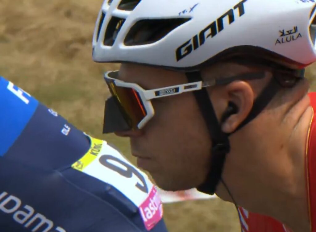 Dylan Groenewegen’s aero beak, 2024 Tour de France stage three (Eurosport)