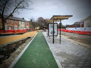 Stretford Kingsway improvement works (Dom Cycling) 3