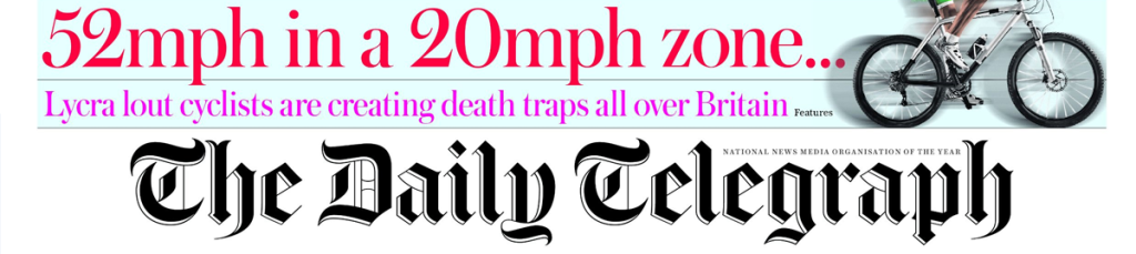 Telegraph front page