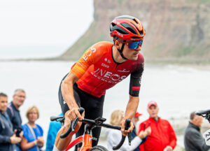 Tom Pidcock, 2024 Tour of Britain stage 2 (Allan McKenzie/SWpix.com)